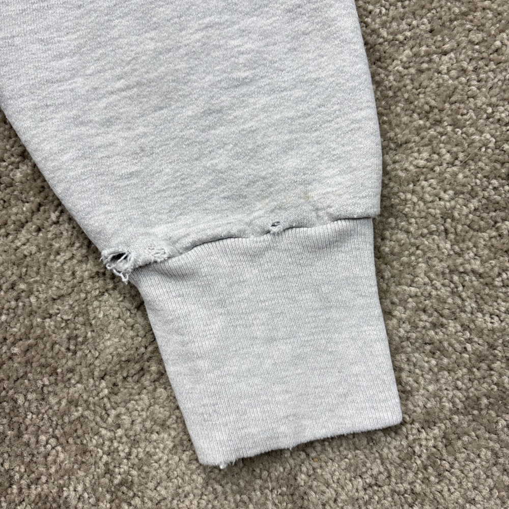 Vintage 90s Rugged Sweats WB Bobcats Reverse Weave Distressed Sweatshirt Large‎ - Picture 8 of 16